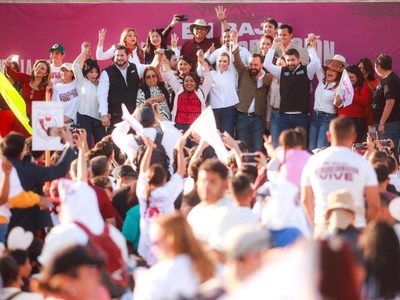 Ante crisis de imagen y protestas, Morena organiza verbena a favor de la gobernadora de BC