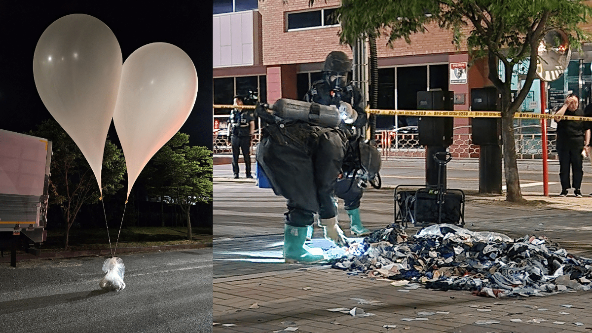 Norcorea vuelve enviar globos con basura al Sur a pesar de advertencia de Seúl