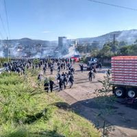 Las imágenes del desalojo sangriento en Nochixtlán