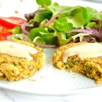 Medallones de garbanzos para tus hamburguesas: los podés frisar y comer cuando quieras