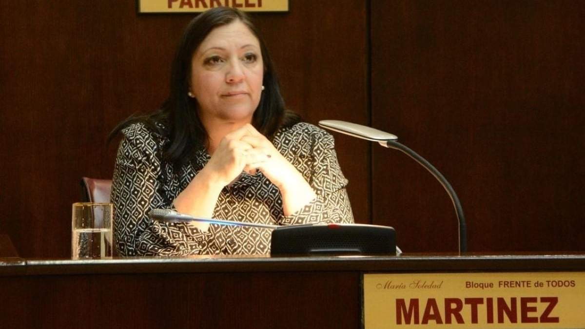 Soledad Martínez, diputada provincial. Fuente: (Twitter)