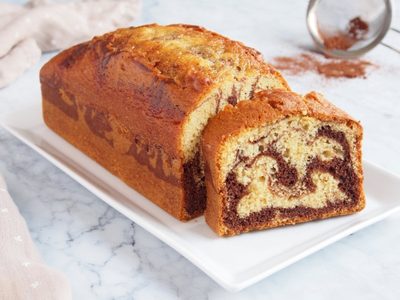 Budín marmolado extra esponjoso: poné la pava y disfrutalo recién salido del horno
