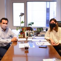 Darío Martínez se reunió con Fernanda Raverta para analizar la implementación del Programa Hogar