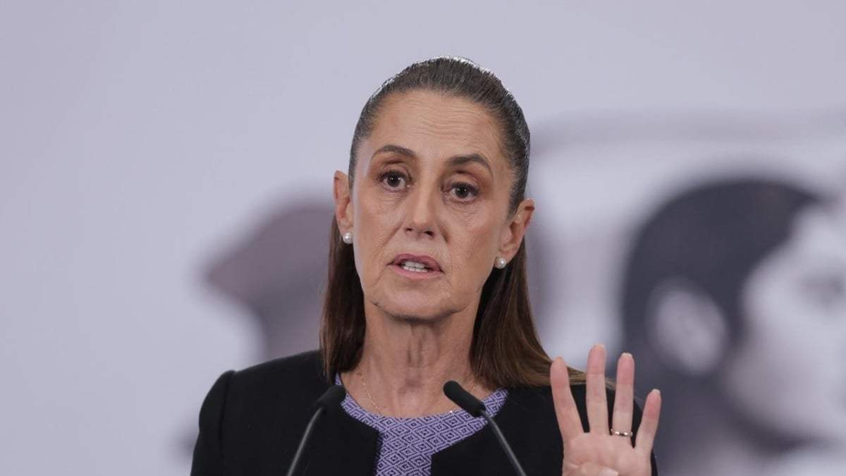 La presidenta Claudia Sheinbaum