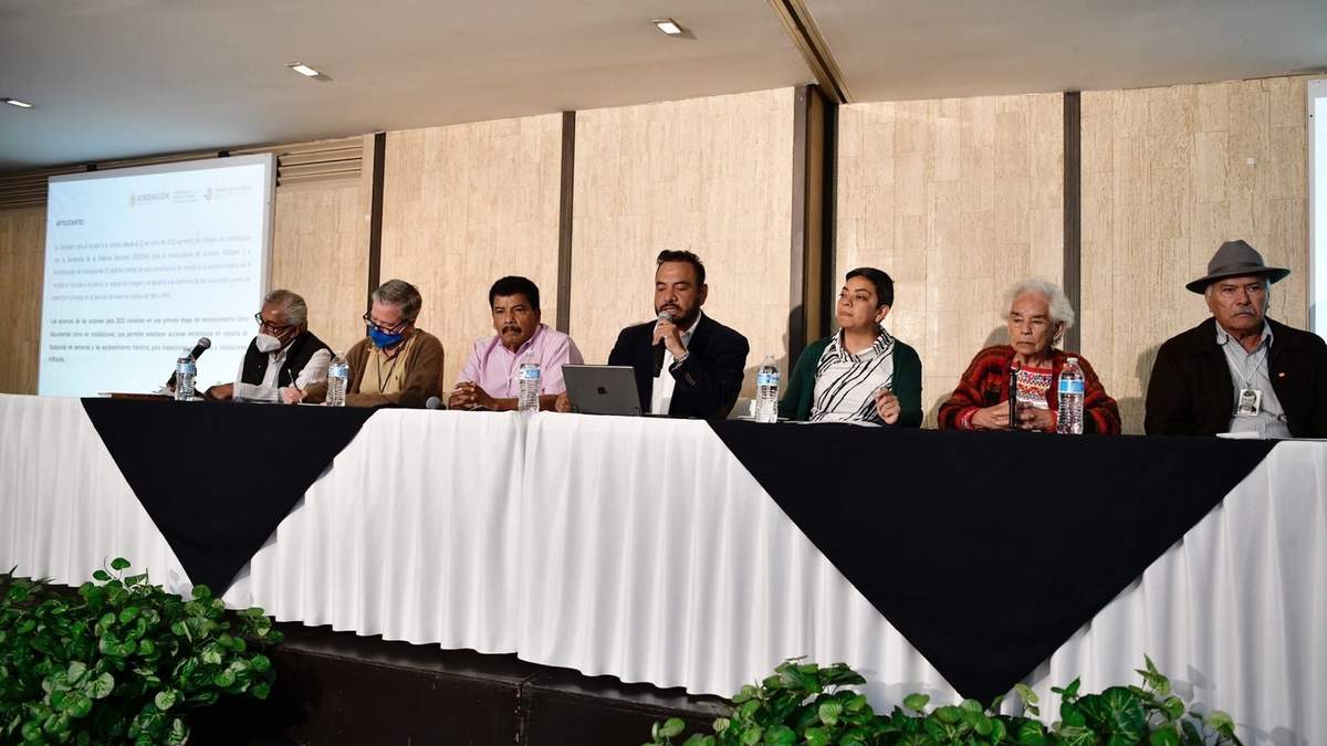 En conferencia de prensa para dar a conocer el primer balance de ingreso al Campo Militar Número Uno