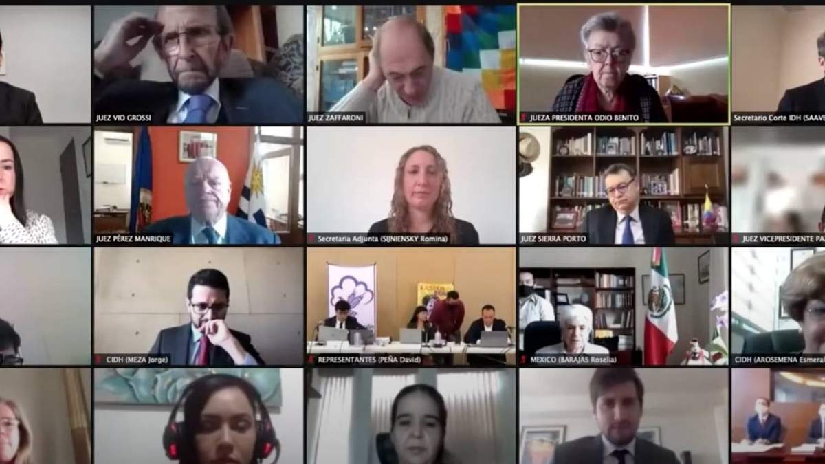Audiencia virtual de este lunes