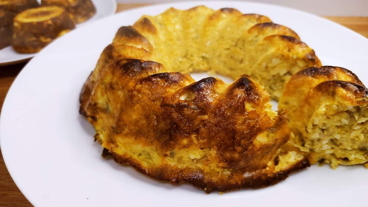 Budín de zapallitos. Fuente: (Instagram)
