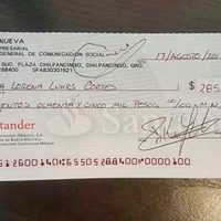 Filtran cheque por $285 mil a nombre de funcionaria de Astudillo; "es de fondo revolvente para medios", dice