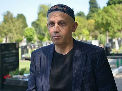 El rabino Bergman fue el principar orador del homenaje a Nisman