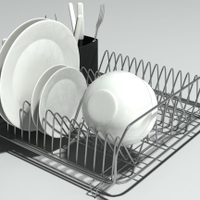 El truco de la abuela que tenés que probar para eliminar el óxido del escurridor de platos y vasos