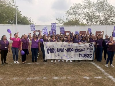 Con rally deportivo y mensajes de igualdad conmemoran el 8M en el CEDES Altamira