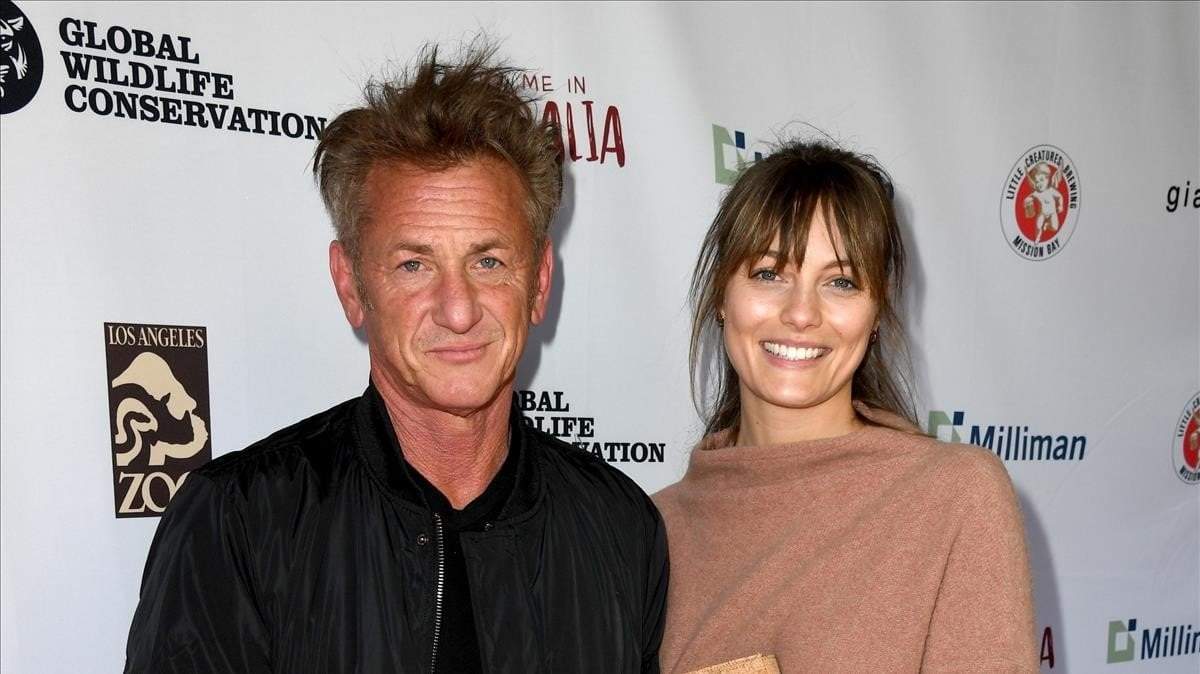 Sean Penn y Leila George. Fuente: (Twitter)