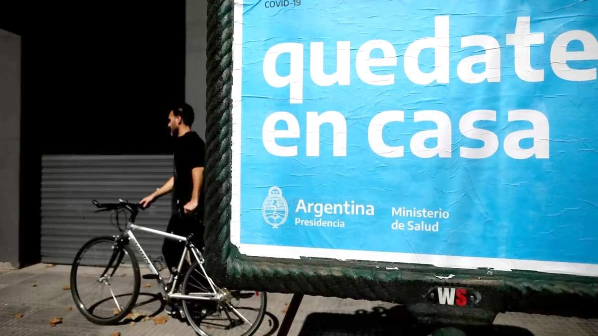 Argentina en cuarentena: Fuente: (Twitter)