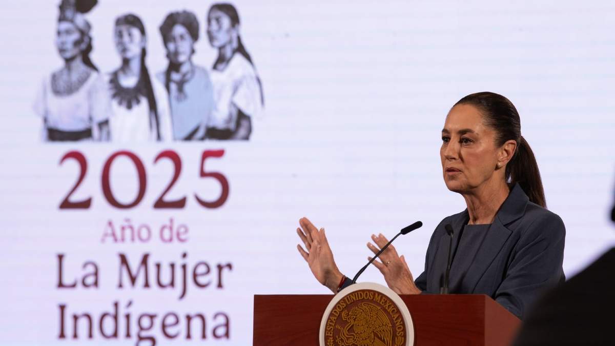 Claudia Sheinbaum en la mañanera del miércoles