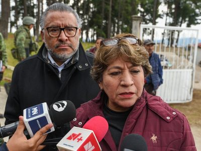 Delfina Gómez promete instalar cuartel de la Guardia Nacional en Texcaltitlán