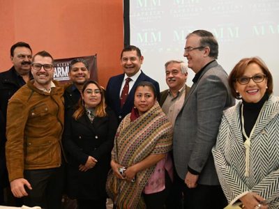 Ebrard se reúne con Armenta y le externa su apoyo para la gubernatura de Puebla