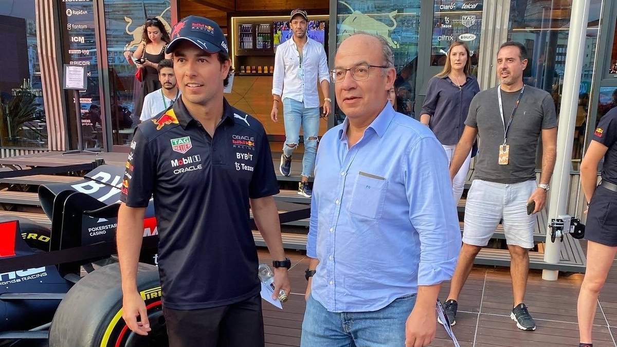Calderón y Checo en Mónaco