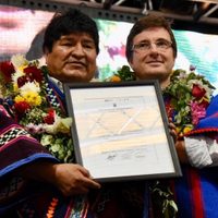 Reconocimiento y fiesta para Evo Morales: el intendente de Morón lo nombró visitante ilustre