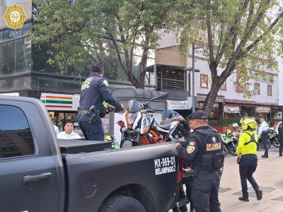 Se llevan al corralón 113 motos y cinco razer por rodada de Sandra Cuevas (Video)