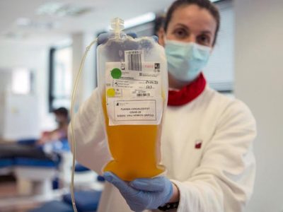 Comprueban que el plasma reduce en un 26% los fallecimientos por coronavirus
