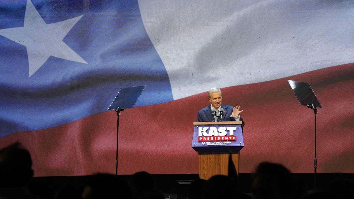 Kast celebra tras su triunfo electoral