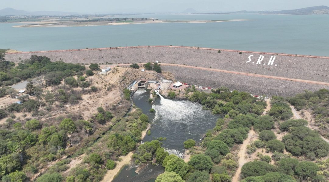apertura de la Presa Solís con lo que arranca el ciclo agrícola Primavera – Verano 2024 Foto guanajuato.gob.mx