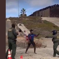 Se hace viral el video de la pelea entre agentes de la Patrulla Fronteriza y un supuesto "coyote"