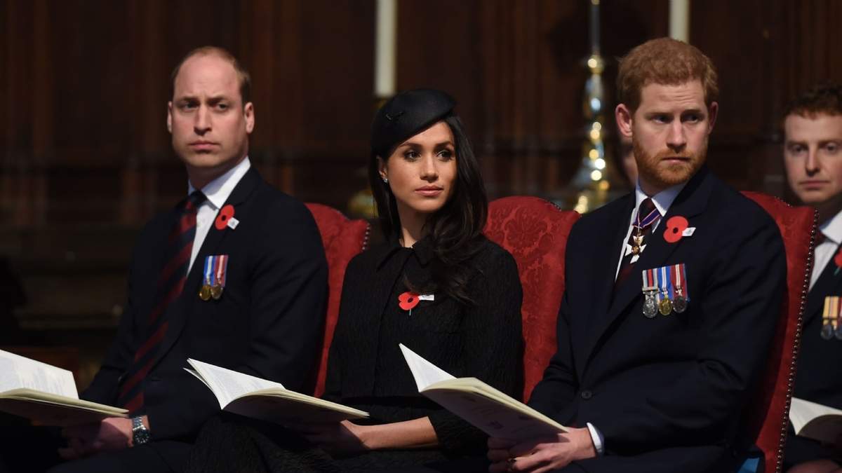 Príncipe William, Meghan Markle y Harry. Fuente: (Instagram)