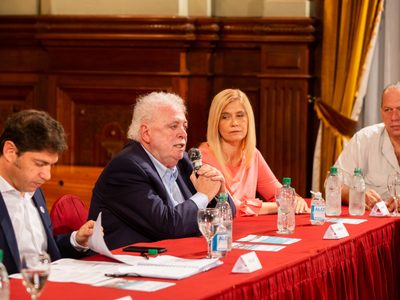 Moyano colabora con González García para la utilización de un sanatorio perteneciente al gremio