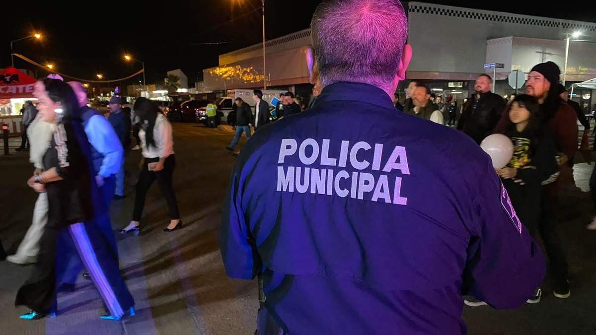 Un elemento policial municipal