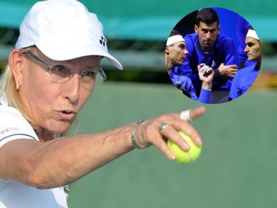 Martina Navratilova eligió al mejor tenista de la historia entre Rafael Nadal, Federer y Djokovic