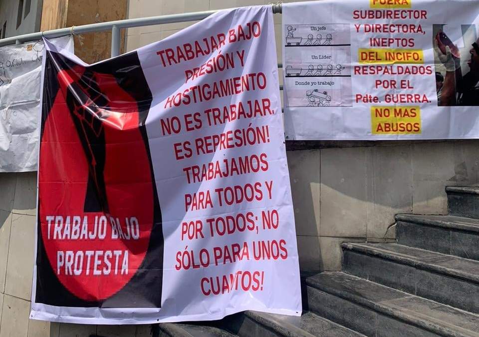 En imagen, protesta de trabajadores del Poder Judicial de la CDMX