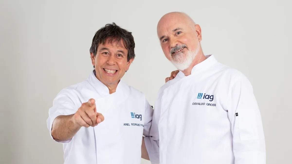Ariel Rodríguez Palacios y Osvaldo Gross. Fuente: (Instagram)