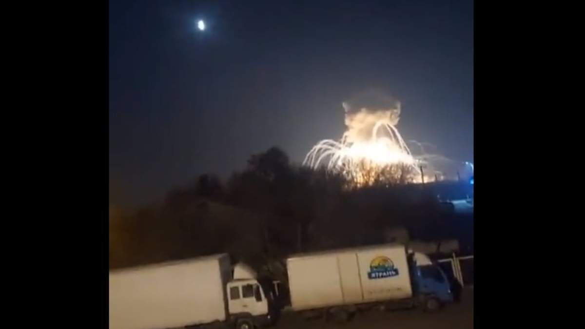 Una explosión cerca de la ciudad de Sumy, en Ucrania