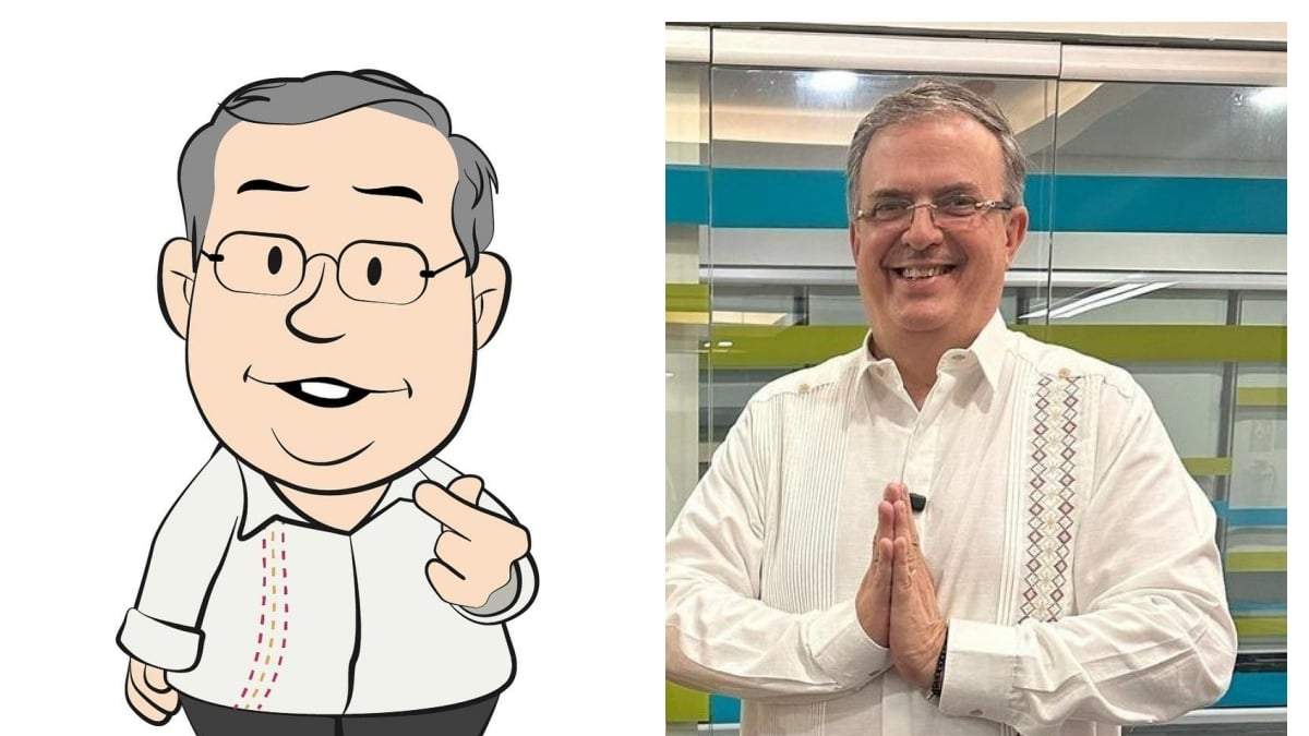 Caricatura de Marcelo Ebrard