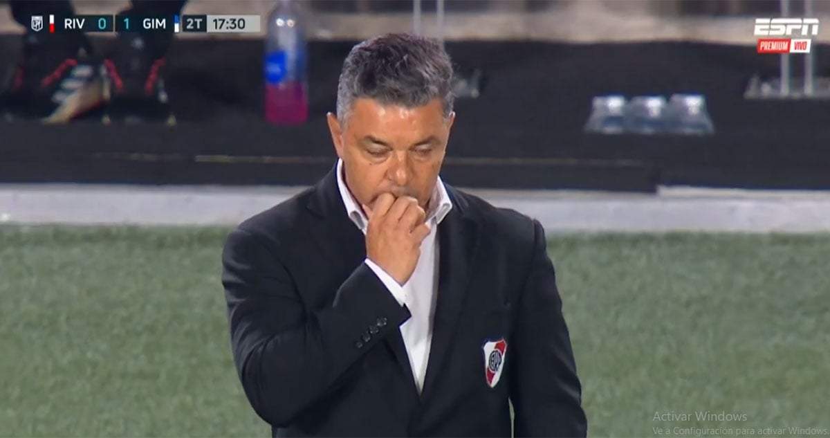 Marcelo Gallardo, sin respuestas, como todo River