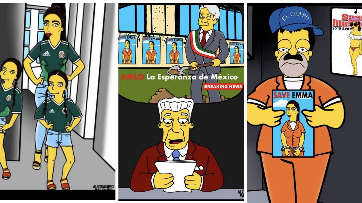 Parte de la galería publicada por el artista italiano