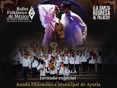 El Ballet de Amalia Hernández en histórica presentación junto a música mixe