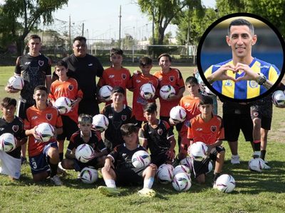 No se olvida de sus orígenes: la increíble donación de Ángel Di María al club que lo formó