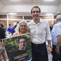 Pablo Cervi presentó su candidato a intendente de Centenario