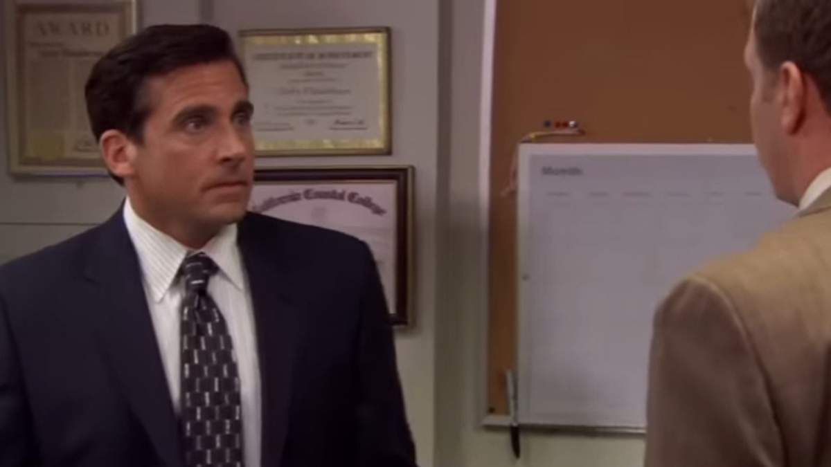 Steve Carell en una escena de The Office