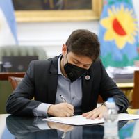 Kicillof suscribió un convenio para el desarrollo de hábitat y viviendas