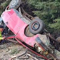 Fuerte choque y vuelco sobre la ruta nacional 40 en Junín de los Andes