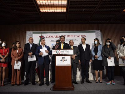 "Va por México" presenta proyecto alterno de Presupuesto de Egresos 2022