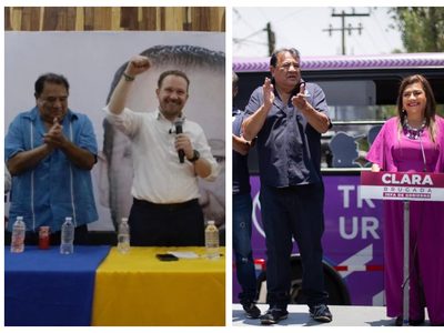 Clara Brugada “le roba” a Santiago Taboada el apoyo del líder del Cártel del Transporte