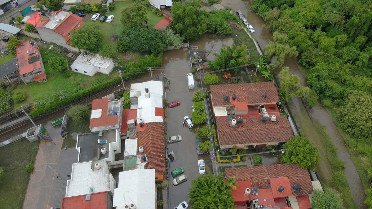 Lluvias dejan 280 viviendas y varios automóviles afectados en siete municipios de Morelos