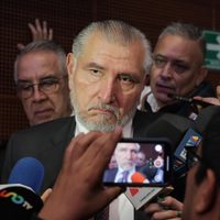 Adán Augusto se dice tranquilo ante regreso a México de Hernán Bermúdez Requena