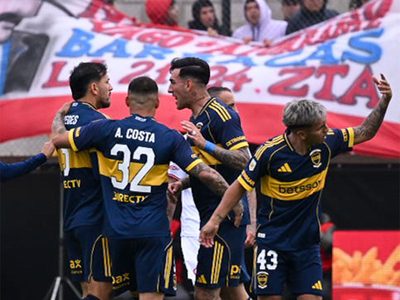 Boca se lo dio vuelta a Barracas Central y respira