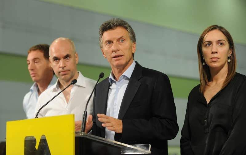 Dirigentes del PRO. Foto: (Twitter)