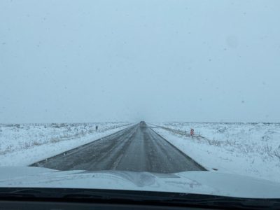 El temporal de nieve complicó el tránsito en las rutas cercanas a Zapala